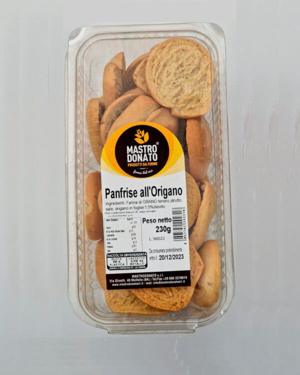 Panfrise all'Origano