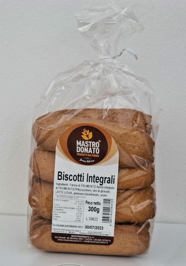 Biscotti da latte integrali